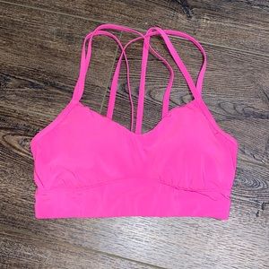 Target hot pink sports bra!!